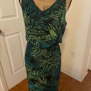 Tropical Green Maxi Dress
